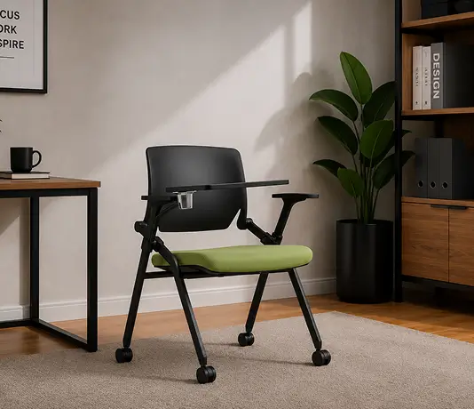 Folding Training Chair — Green